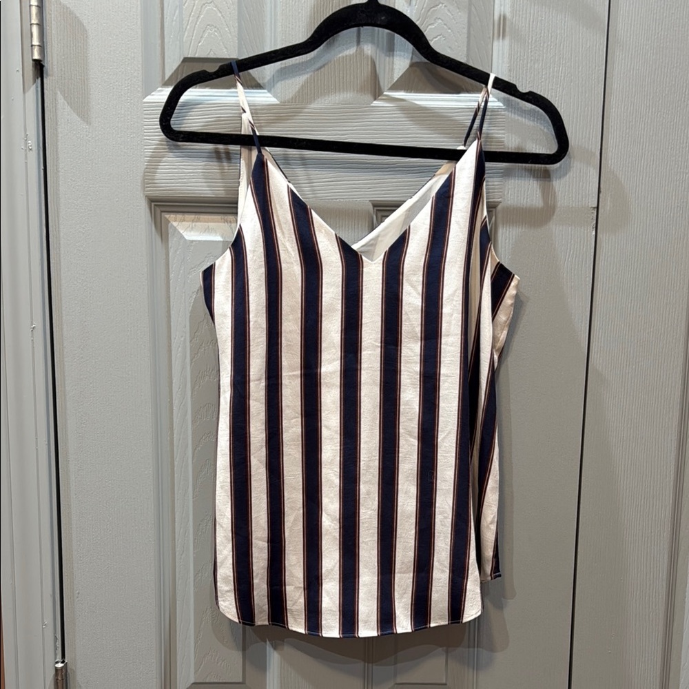 Express Navy and White Striped Cami (XS)